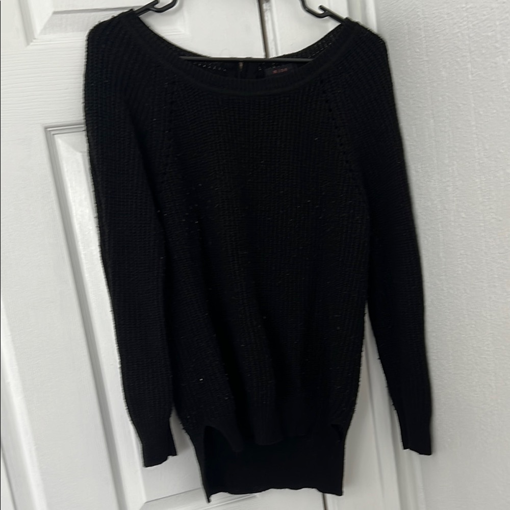 Classic Knit Black Sweater